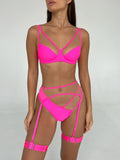Luxury Set Bra V-Thong and Belt / XWOMAN