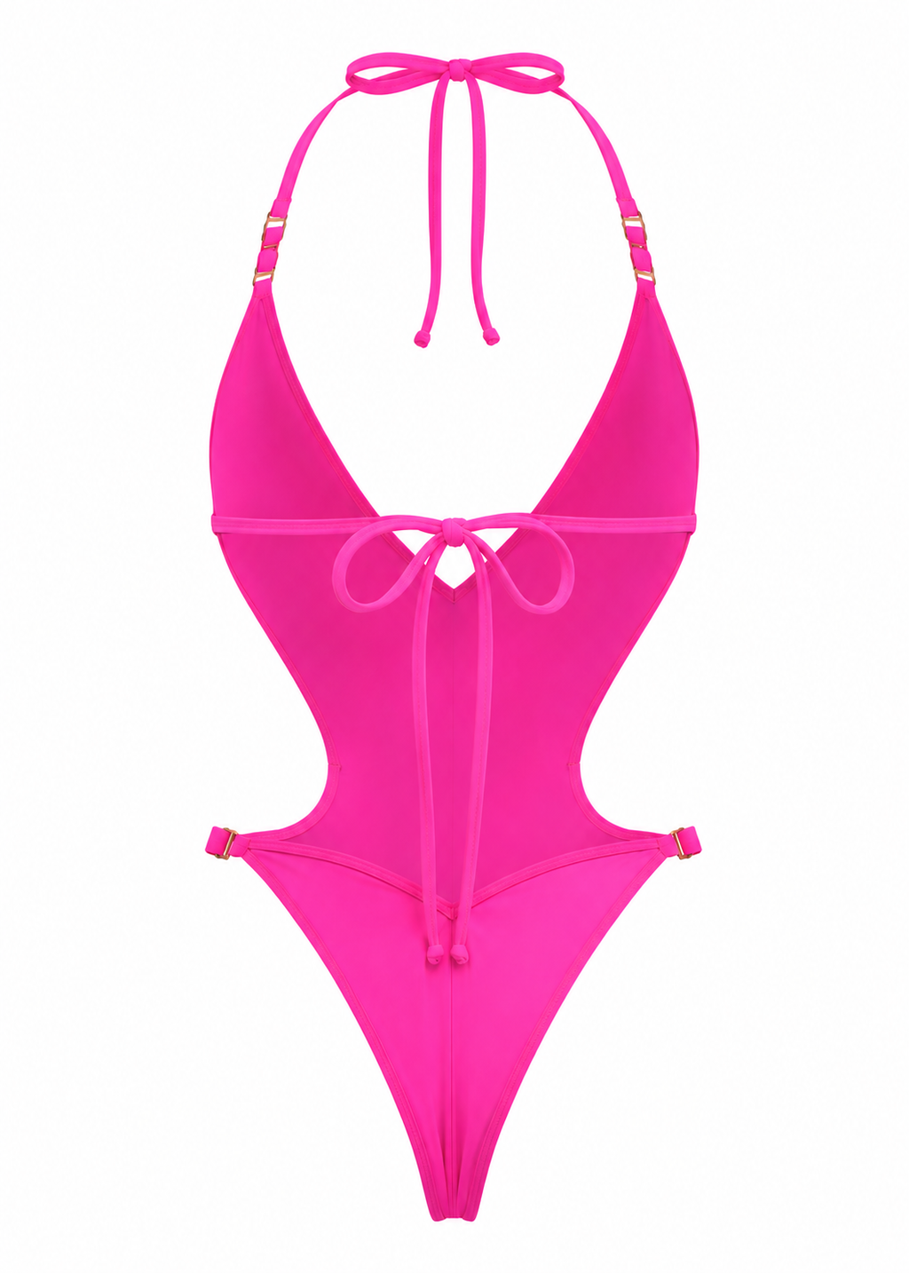 Monaco One-Piece Swimsuit – Hot Pink | X WOMAN