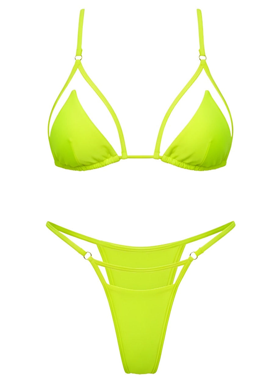 Ibiza Yellow Bikini High-Thong / XWOMAN