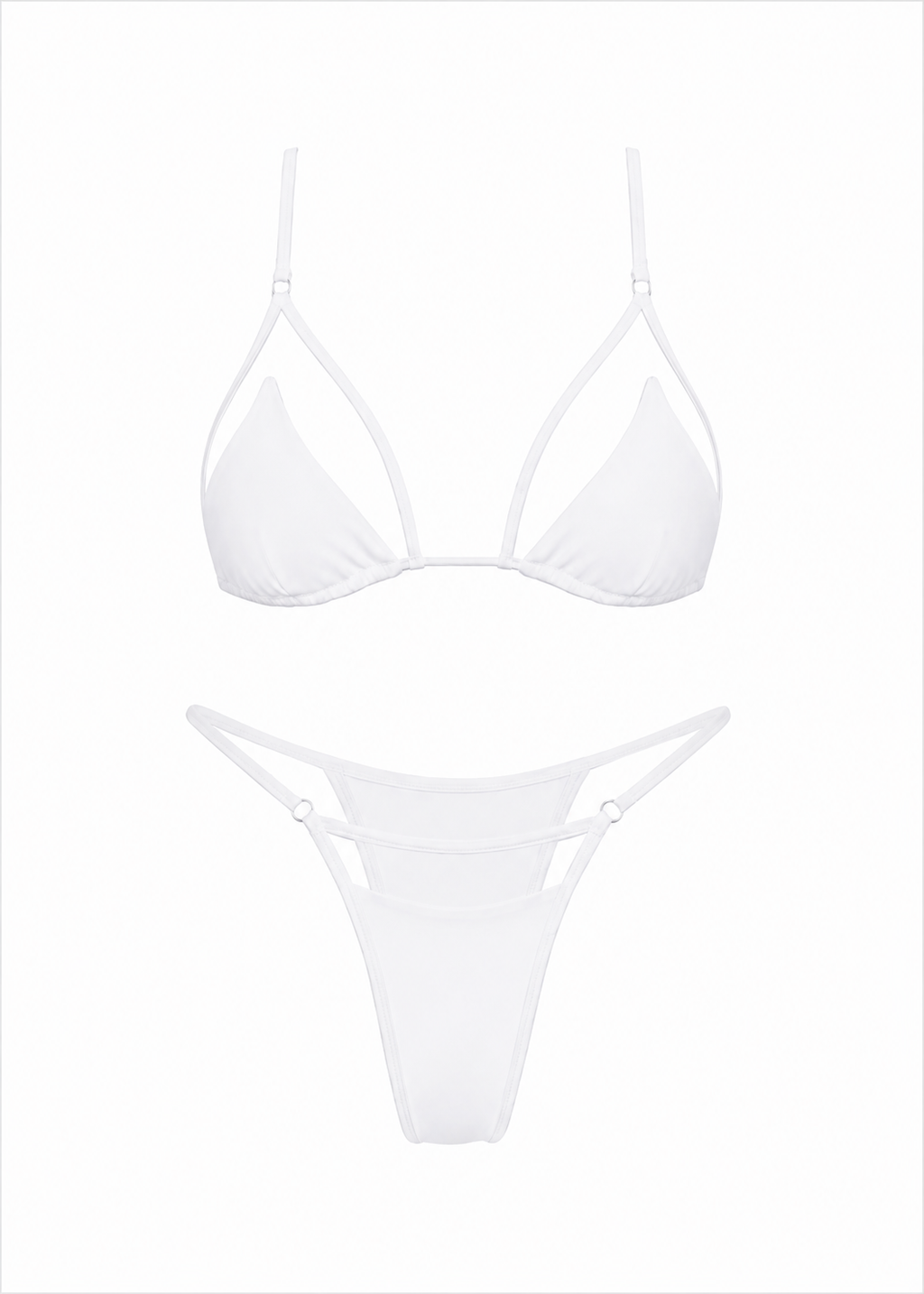 Ibiza White Bikini | Luxury Women's Swimwear | X WOMAN
